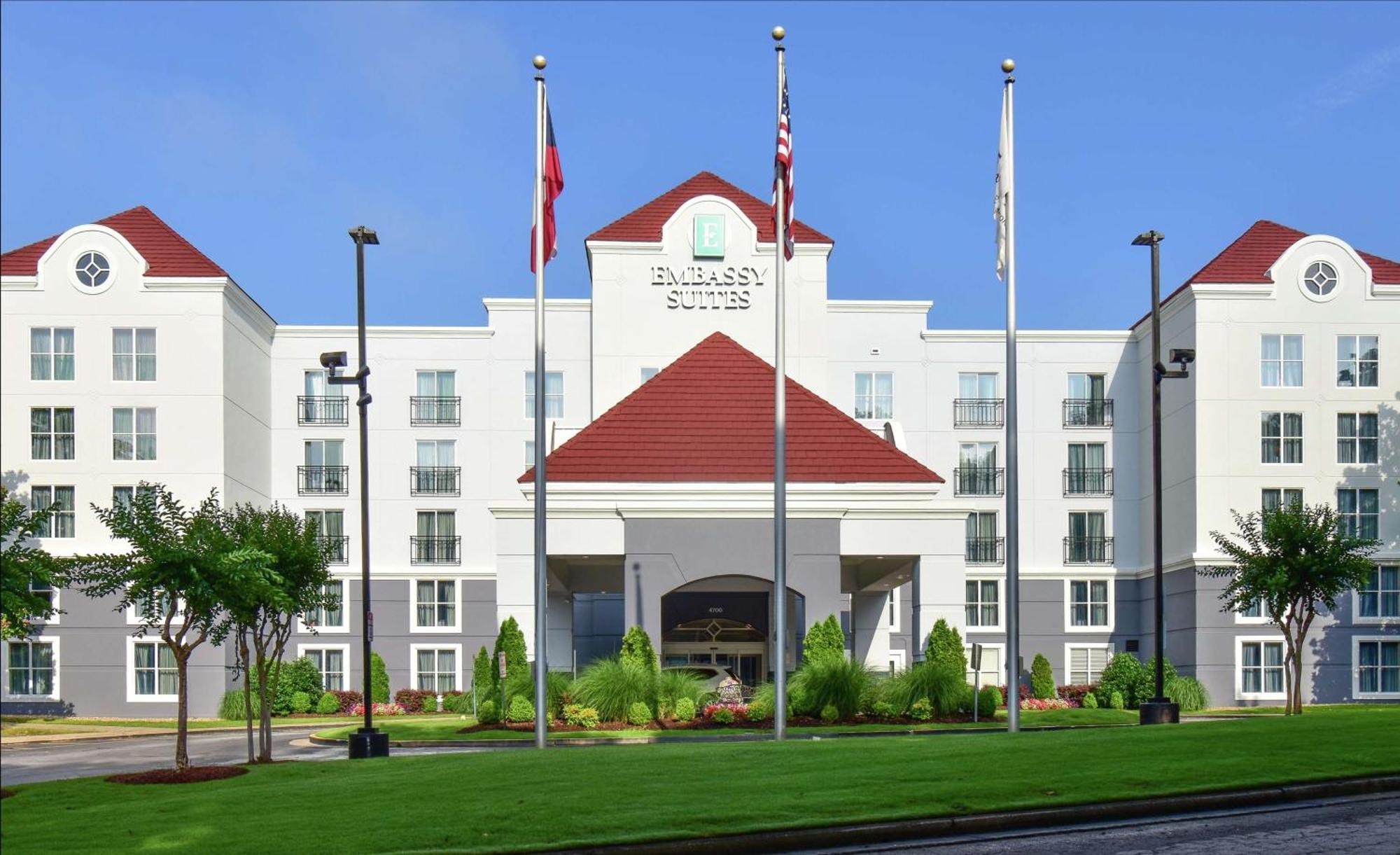 Embassy Suites By Hilton Atlanta Airport College Park Exterior foto